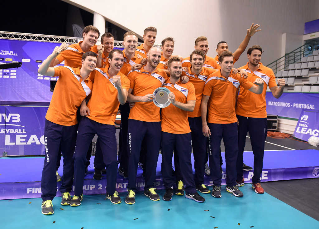 Team Netherlands, 3rd place at 2016 World League Group 2